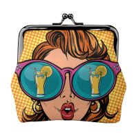 Woman Reflection In Glas Fashion Women Wallet Small Ladies Purse Female Wallet Coin Purse