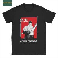 Funny Besto Friendo Itadori And Todo Pose Jujutsu Kaisen Tshirt For Men Cotton T Shirts Tees Arrival Gildan