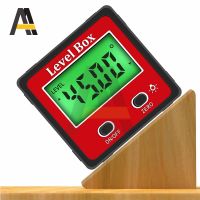 【cw】 90° Protractor Bevel Digital Inclinometer Tester 2x180° Measuring Tools