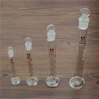 ☁✗ Glass stopper measuring cylinder 5ml10ml25ml50ml 100ml 250ml 500ml 1000ml scale barrel