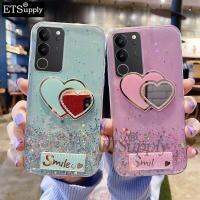 เคสกลิตเตอร์เคสโทรศัพท์ V29 V29E VIVO แบบนุ่มโปร่งแสงลายดาวกระจกแต่งหน้าฝาหลังดวงจันทร์ Vivo V 29Pro V 29E