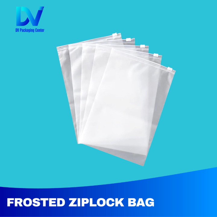 Frosted Ziplock Bag sold per pc Lazada PH