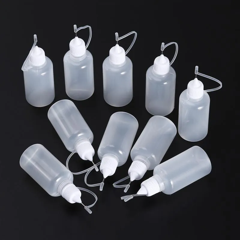 10Pcs Glue Applicator Bottles Needle Tip Squeeze Bottles Applicator Bottles  Glue Application Bottles 