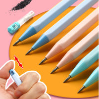 12Pcs 2.0Mm Lovely Morandi Color Mechanical Pencils Kawaii Automatic Pencils With Pencil Sharpeners Korean Stationery Office