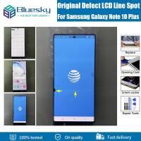 ข้อบกพร่องบรรทัด Bluesky สำหรับ Samsung Galaxy Note 10 Plus หน้าจอ LCD สำหรับหน้าจอสัมผัสสำหรับซัมซุง Note10 + N975F SM-N9750จุดแสดงผล