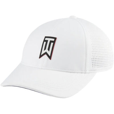 Nike หมวกกอล์ฟไนกี้ Nike Dri-FIT Tiger Woods Legacy91 Golf Hat DH1344-100 (White/Black) สินค้าลิขสิทธิ์แท้