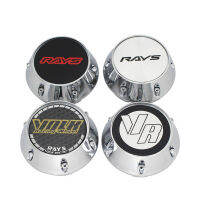 Penutup pusat klip 4pcs 68 / 62mm baru Volk Racing logo sticker emblem wheel hub cover car styling cover cover wheel