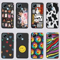 For Realme C21Y Case Shockproof Soft silicone TPU Back Cover For OPPO Realme C21Y Phone Cases Realme C21 Y 6.5" Cute Cartoon Electrical Connectors