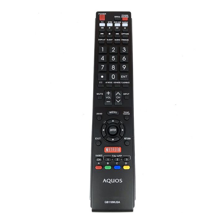 for-sharp-led-tv-remote-control-gb118wjsa-with-lc-60eq10-lc-60eq10u-lc-60sq10-lc-60sq10u-lc-60sq15-lc-60sq15u-lc-60sq17-lc-60c6600u-lc-60eq10u-lc-60le660u-lc-60sq15u-lc-60tq15u-lc-60uq17u-lc-70c6600u-