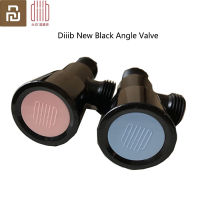 Youpin Diiib Universal Triangle Valve Black Angle Valve Bathroom Accessories Electroplate Filling Valves for Toilet Water Heater