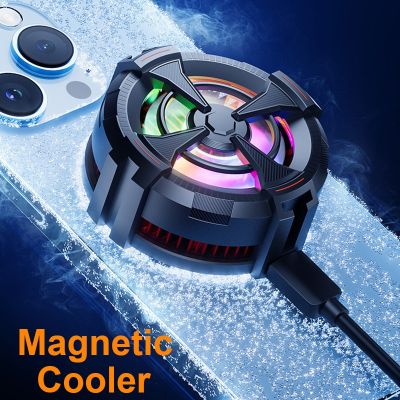 ❂♛ Mobile Phone Magnetic Semiconductor Radiator Cooler Fast Cooling Fan for Games Cooler for iPhone Xiaomi Huawei Sansung Cellphone