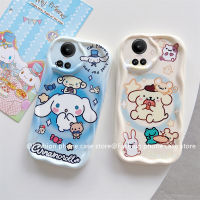 Phone Case เคส OPPO Reno10 Reno10Pro + Reno8 Z Reno7 Z Reno6 Z Reno5 Reno4 4G 5G เคสลายการ์ตูนมาการองเลนส์ป้องกันฝาหลังซิลิโคนนิ่ม2023