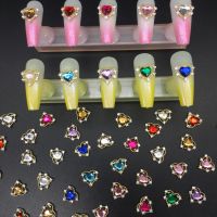 【CW】 5Pcs Jewelry Rhinestones Decorations ManicurePress Nails11x10mm Luxury Charms Glitter Supplies