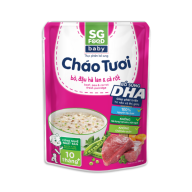 Cháo Tươi Baby Sài Gòn Food Bò & Đậu Hà Lan 240G thumbnail