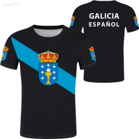 2023 NEW Galicia Logo Printed T-shirt Ourense a Coruna Santiago De Compostela Boys And Girls Street Youth T-shirt brand new T-shirt