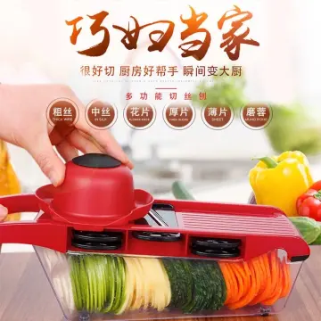 Manual Vegetable Cutter Garlic Chopper Food Twist Slicer Meat Slicer  Cutter- GJA363M