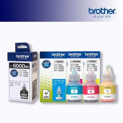 หมึกเติมแท้ 4 สี brother For : Brother DCP-T300 / DCP-T500W / DCP-T700W / MFC-T800W