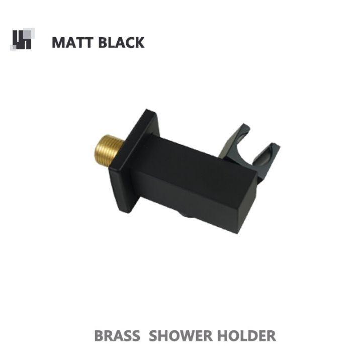 square-hand-shower-chrome-hand-held-shower-set-adjustable-wall-mount-holder-and-150cm-hose-brass-hand-hold-shower-head-black-by-hs2023
