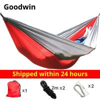 Hammock Nylon Camping Survival garden hunting Leisure Travel Double Person Portable Parachute Hammocks