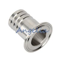 38MM 1-1/2 "สแตนเลส304ท่อสุขาภิบาล Barb Fiting Pipa Tri Clamp OD OD OD OD 50.5MM Ferrule