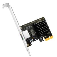 2.5Gbps PCI-E NIC การ์ดเน็ตเวิร์คสำหรับ PC,ชิป RTL8125BG,X1 PCI-Express,พอร์ต LAN RJ45