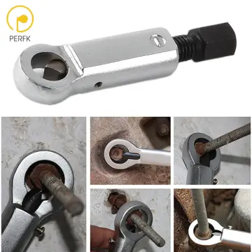 Heavy Duty Rusty Nut Removal Puller Extractor Cutter Tool 9-27mm Adjustable  Nut Splitter Cracker Break Damaged Screw Repair Tool