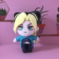 ของเล่นอะนิเมะ Jolyne Cujoh ตุ๊กตาผ้ากำมะหยี่20Cm Jojos หินผจญภัยแบบแปลกประหลาดมหาสมุทรน่ารักหมอนยัดไส้ที่นุ่มนวลเด็ก