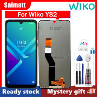 Salmatt หน้าจอเดิมสำหรับ Wiko Y82 LCD หน้าจอ LCD ชิ้นส่วนหน้าจอสัมผัสแสดงสำหรับ Wiko Y82จอสำรอง