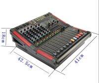 Power mixer ( 8 channel ) รุ่น A-ONE GB8D เพาเวอร์มิกเซอร์ มิกเซอร์ 8ช่อง ขยายเสียง 1000W ขับลำโพง 15นิ้ว - 18นิ้ว มีบลูทูธ BT USB SD EQ EFF #เครื่องเสียง