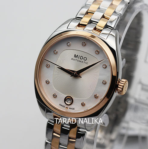 นาฬิกา-mido-automatic-belluna-royal-lady-diamond-m024-307-22-116-00-สองกษัตริย์-pinkgold
