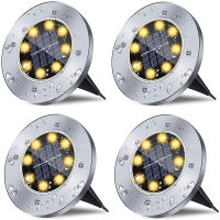 161210 LED Solar Lawn Yard Led Solar Lights Buried Solar Garden Light Waterproof Outdoor PathWay Floor Under Ground Spot Lamp