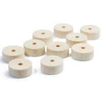 30pcslot 25mm 30mm Round Natural Wood Ball Beads Wheel Wooden Spacer Beads for Necklaces Bracelets Jewelry Making Supplies