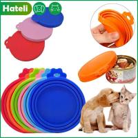 HATELI Reusable Storage ฝาครอบด้านบนซิลิโคนฝากระป๋องปิดผนึก Feeders อาหารสามารถฝาปิดสำหรับลูกสุนัขสุนัข Cat Pet Daily Supplies