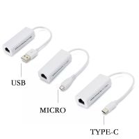 Chaunceybi USB Type C to Network Card LAN Ethernet RJ45 10/100Mbps Internet Cable Laptop Tablet Windows Vista Linux