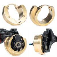 2PCS Brass Portal Cover Weight Knuckle Weights Rings for 1/10 RC Crawler TRX4 TRX-4 Defender Bronco TRX6 G63  Power Points  Switches Savers