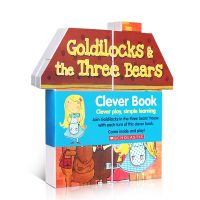 Original English clever book: Goldilocks &amp; the three bears Cute Book: godilla and the three bears learn music building block operation book and deformed book