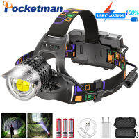 10000lm XHP-70.2 led Headlamp Fishing Camping led headlight High Power lantern Head Lamp Zoomable USB Torches Flashlight 18650