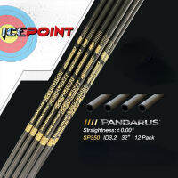 12Pcs 30 "Id3.2 Straightness -/+ 0.001 Fine 40T คาร์บอนสูง Arrow Shaft SP350-1000สำหรับ Recurve Compound Bow การแข่งขันการฝึกอบรม