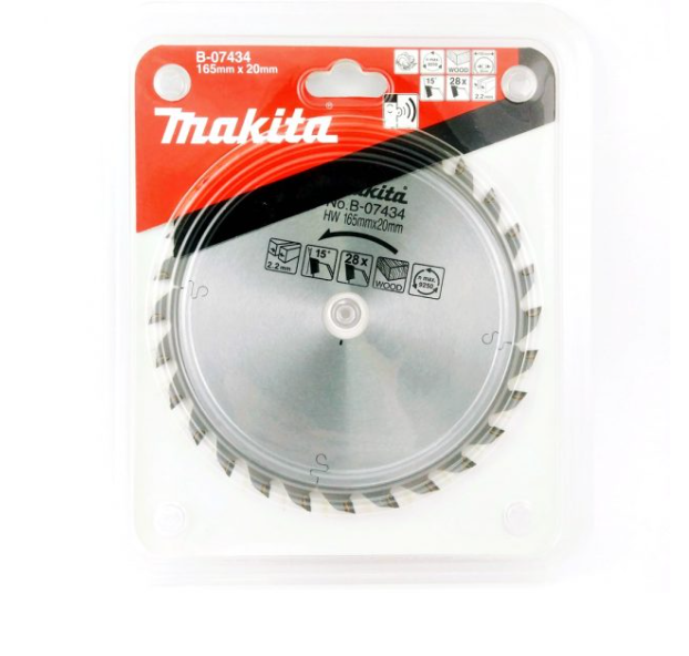 makita-accessories-ใบเลื่อยตัดไม้-part-no-b-03774-tct-165-20-28t-สำหรับเครื่อง-sp6000