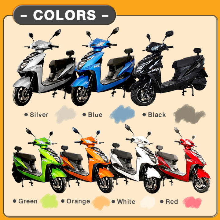 มอเตอร์ไซค์ไฟฟ้า-electric-motorcycle-lion-รุ่น-q2-มอเตอร์800w-แบต60v20ah-ความเร็ว60km-h