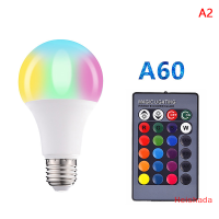 Heishada รีโมทสปอตไลท์เปลี่ยนสี AC85-265V 220V หลอดไฟเจ็ดสีหลอดไฟ LED อัจฉริยะ3W 5W 10W 15W โคมไฟ RGB ตกแต่งบ้าน