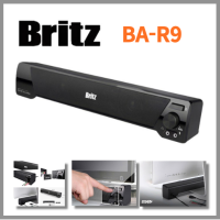 Britz Koea Ba-r9ลำโพง2ch คอมพิวเตอร์,ลำโพง USB สเตอริโอ3.5มม. 6W จอภาพ LED LC ลำโพง USB รอบทิศทาง