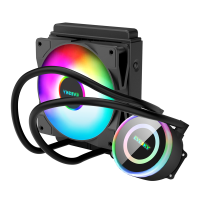 พัดลมระบายความร้อนระบายความร้อนซีพียูน้ำ RGB คอมพิวเตอร์ส่วนบุคคล120มม. 240มม. สำหรับอินเทล LGA 1700/1200/1151/AM3 +/AM4 AMD