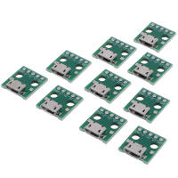 U Baby 10Pcs MICRO USB to DIP Adapter 5Pin Female Connector PCB Converter Board