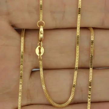 Original 24k Saudi Gold pawnable women's necklace Love heart titanium steel  clavicle chain gift niche luxury fashion jewellery