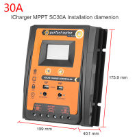 LngBo MPPT พลังงานแสงอาทิตย์เครื่องควบคุมการชาร์จ12/24V 30/50/70A เรกูเลเตอร์แบตเตอรี่ Dual USB 5V