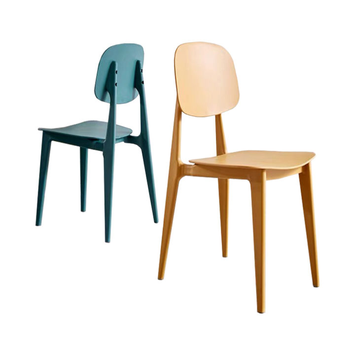เก้าอี้สไตล์นอร์ดิก-พลาสติกขึ้นรูป-หลากหลายสีสัน-รับน้ำหนักได้ดี-ราคาถูก