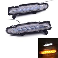 For Toyota Yaris 2017 2018 Waterproof 12V Led Drl Daytime Driving Running Light Daylight Fog Lamp With Turn Signal Style Relay