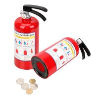 Plastic Money Saving Box Birthday Gift for Kids Fire Extinguisher Money Boxes Creative Coin Piggy Banks