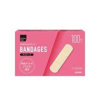 ? MATSUKIYO BANDAGES 100 pieces มาซึคิโยแบนดิจพลาสเตอร์ขนาด 19X72มม. 100ชิ้น [ Best Price!! ]